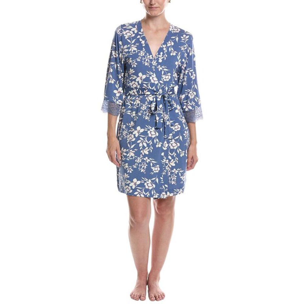 Pj Salvage Womens Robe Flora Dreams Robe, Blue